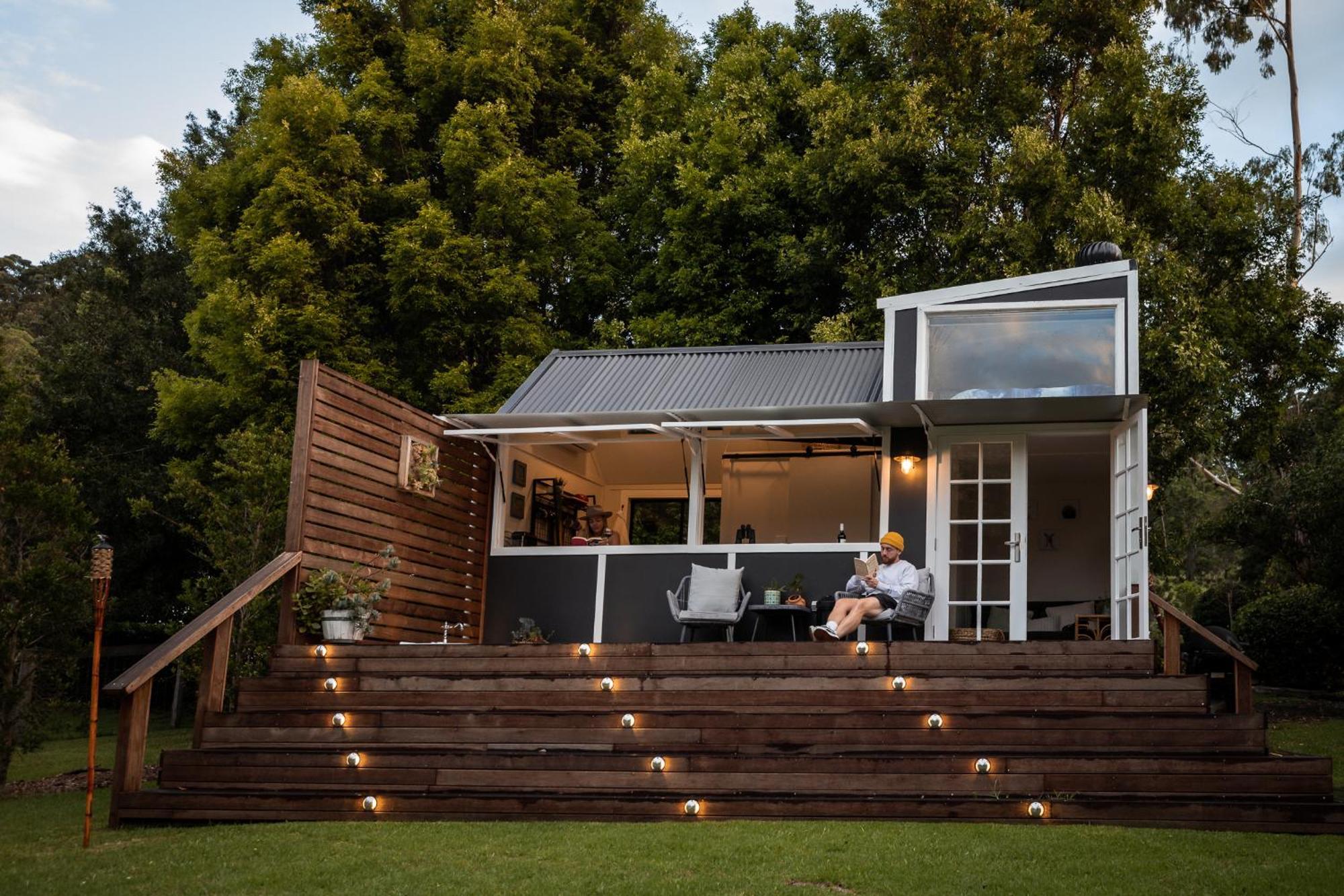 Central Coast Deck And Spa Luxury Tiny House With Firepit Villa Matcham Eksteriør bilde